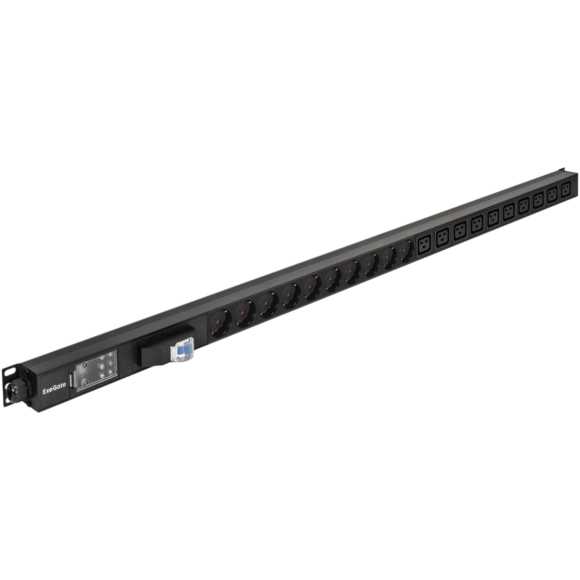 Блок розеток ExeGate PDU-V219 Al-10C1910S-T-1P