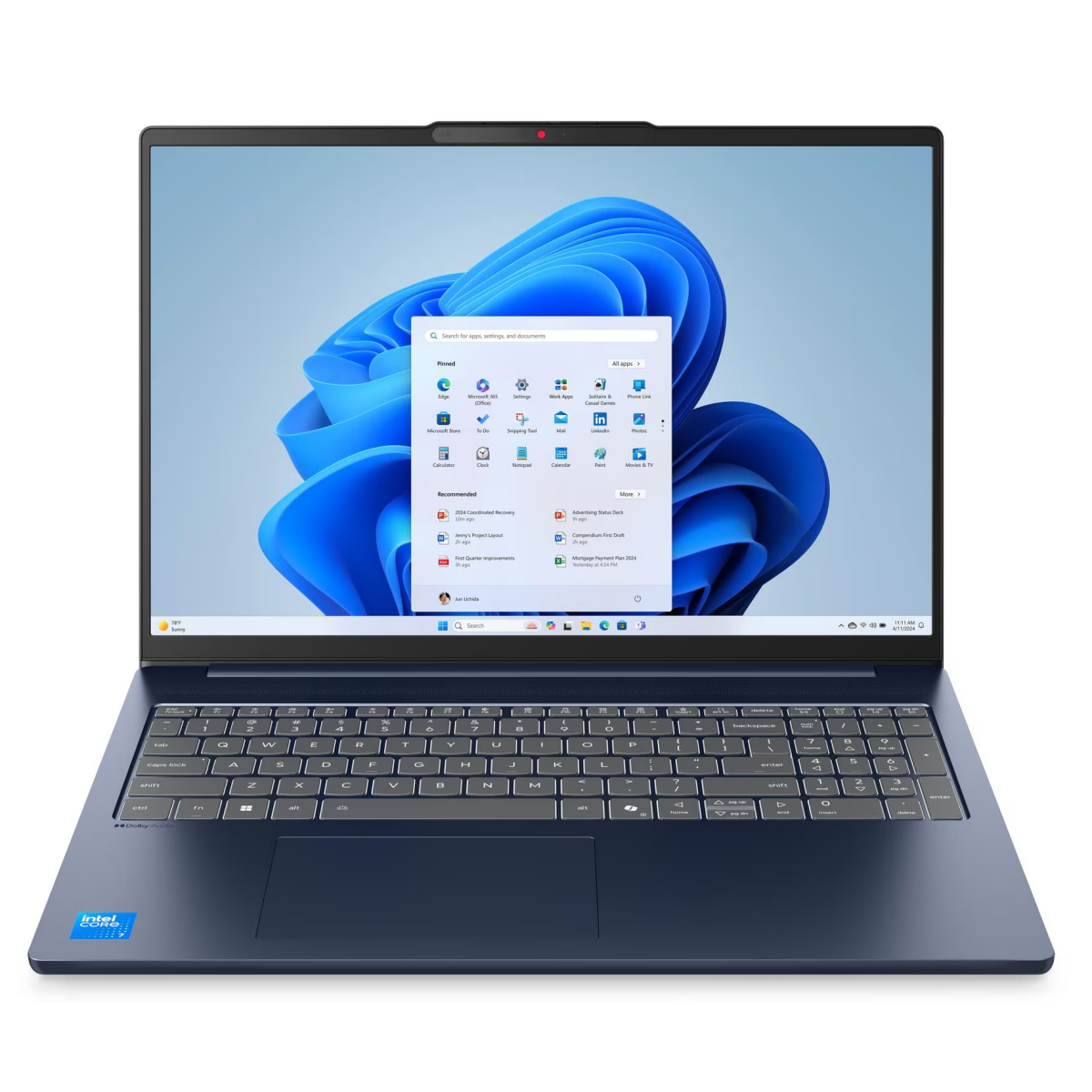 Ноутбук Lenovo IdeaPad Slim 5 16IRH10R Cosmic Blue (83J1002KUS)