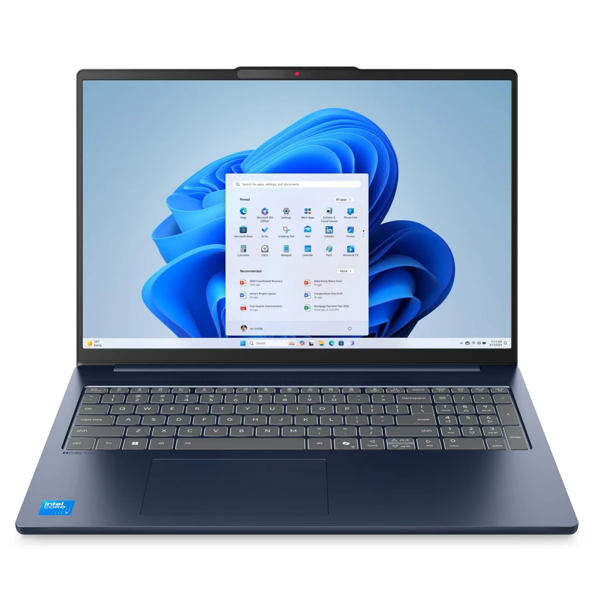 Ноутбук Lenovo IdeaPad Slim 5 16IRH10R Cosmic Blue (83J1002KUS)