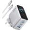Сетевое зарядное устройство Anker Charger 100W Smart Display Silver - B121BG41