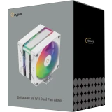 Кулер Ocypus Delta A40 SE WH Dual Fan ARGB (Delta-A40-WH2AAWN00S-GL)