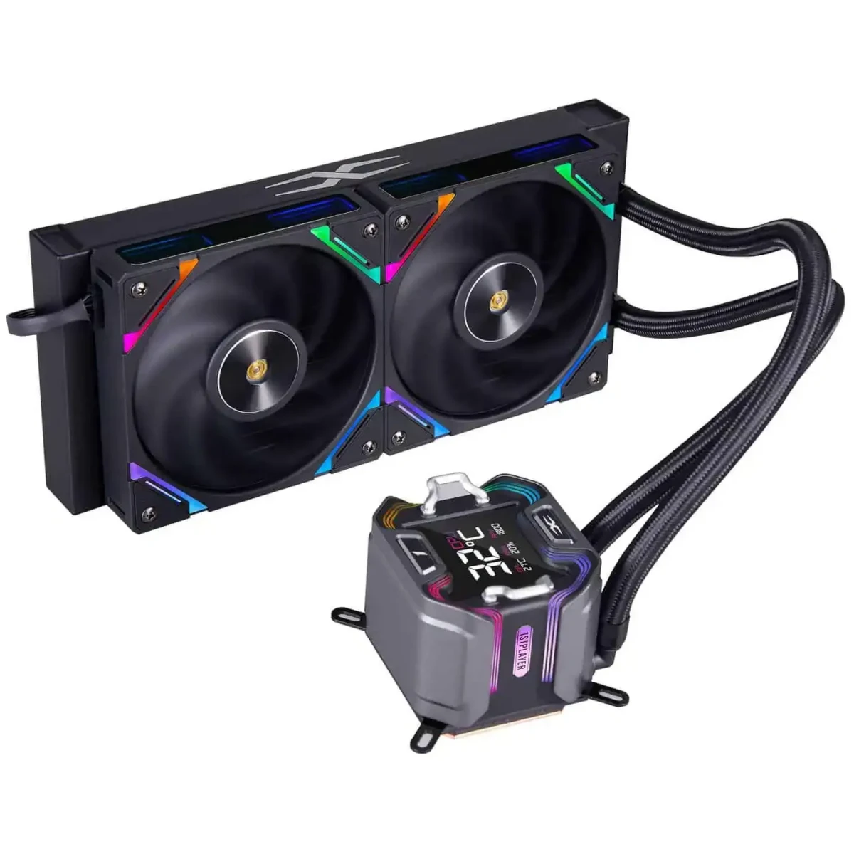 Система жидкостного охлаждения 1STPLAYER X-240E Black - X-240E-BK