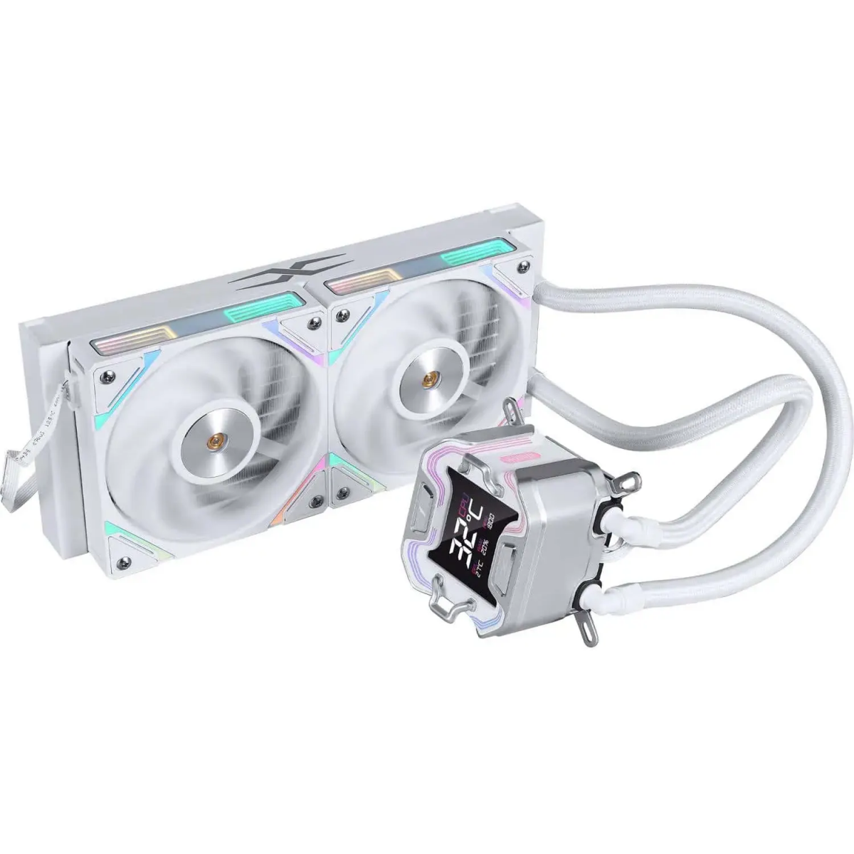 Система жидкостного охлаждения 1STPLAYER X-240E White - X-240E-WH - фото 2