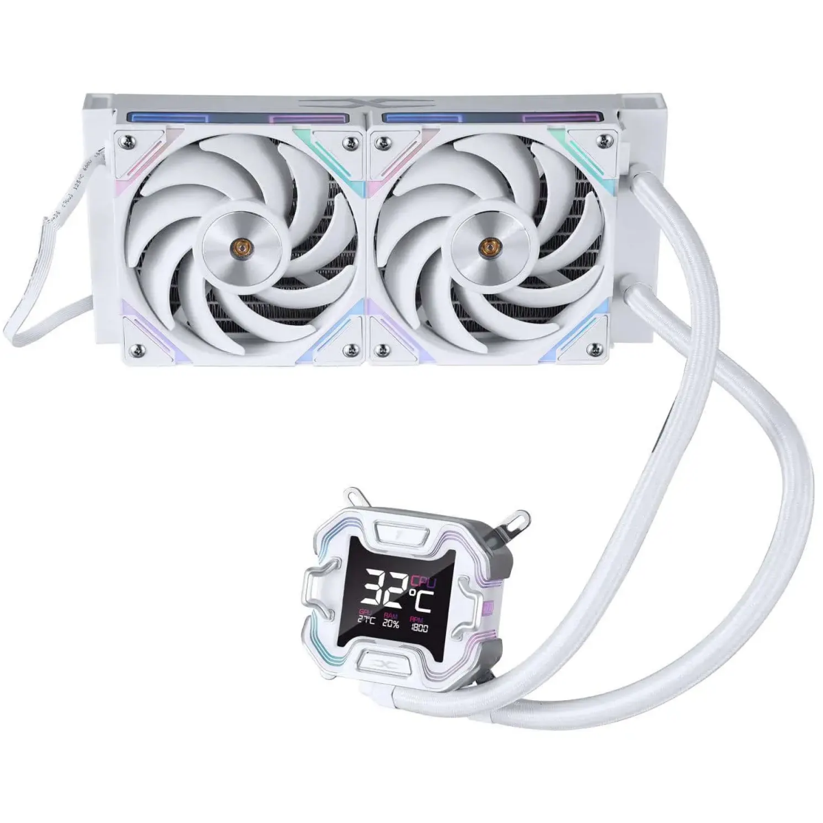Система жидкостного охлаждения 1STPLAYER X-240E White - X-240E-WH - фото 4