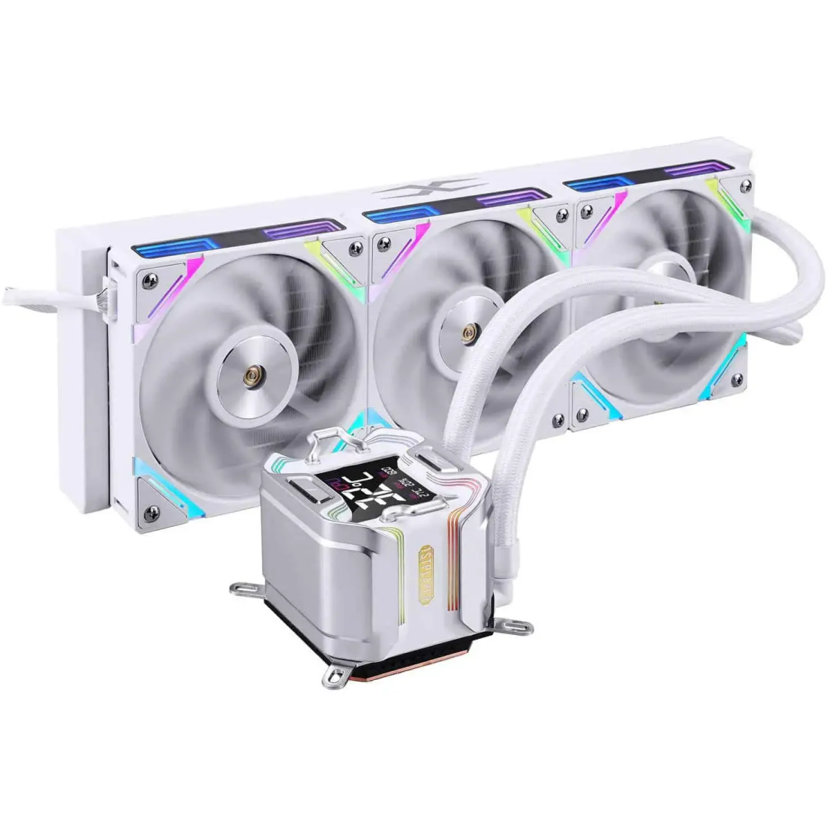 Система жидкостного охлаждения 1STPLAYER X-360E White - X-360E-WH - фото 2