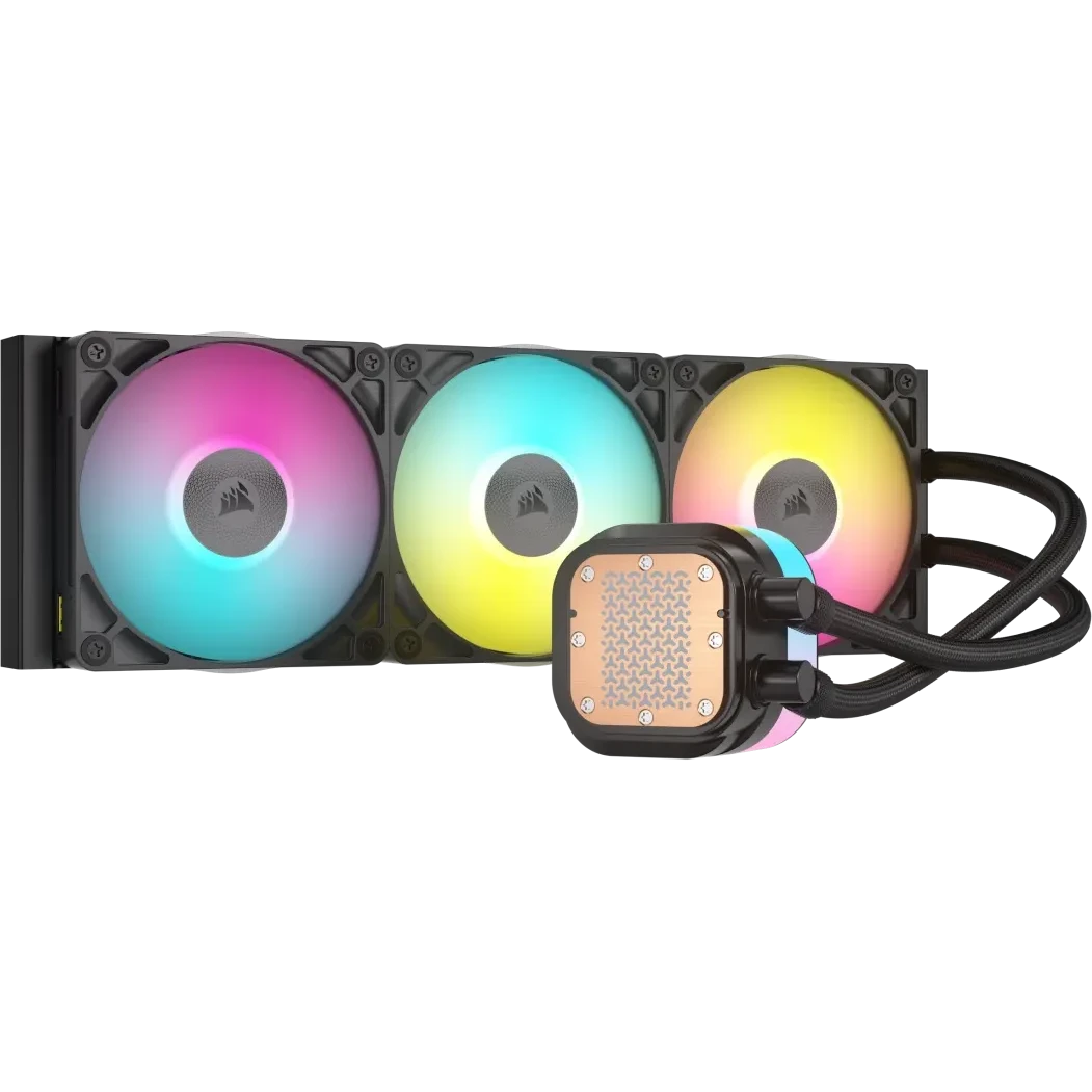 Система жидкостного охлаждения Corsair iCUE LINK TITAN 360 RX RGB Black (CW-9061018-WW) - фото 2