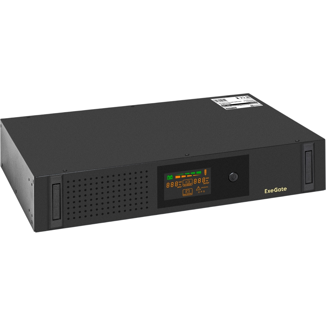ИБП ExeGate ServerRM UNL-850.LCD.AVR.2SH.3C13.USB.2U - EX297737RUS - фото 2