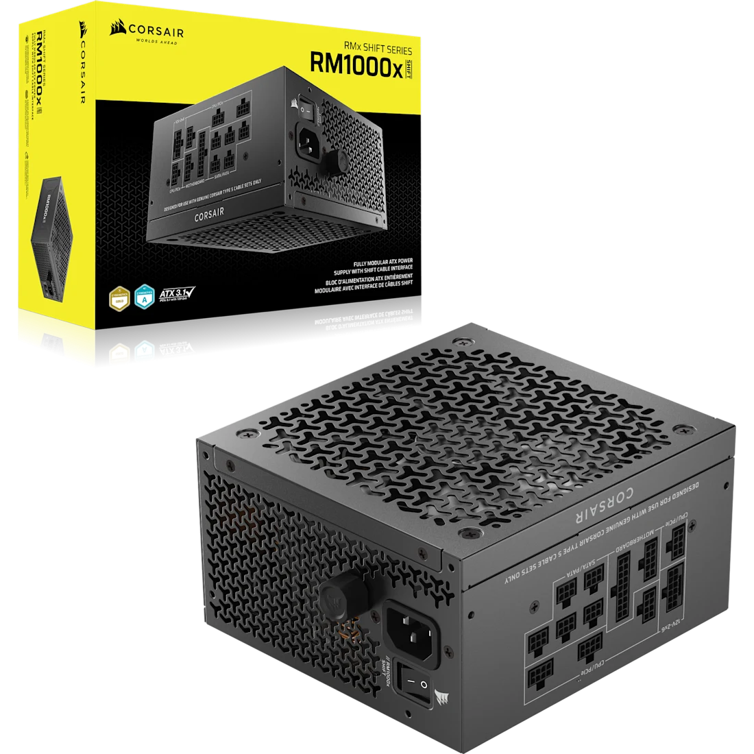 Блок питания 1000W Corsair RM1000x SHIFT (CP-9020300-EU) - фото 5