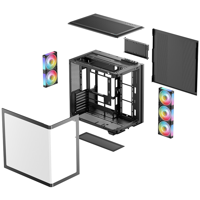 Корпус DeepCool CG590U 5F Black - R-CG590U-BKAGA5-G - фото 8