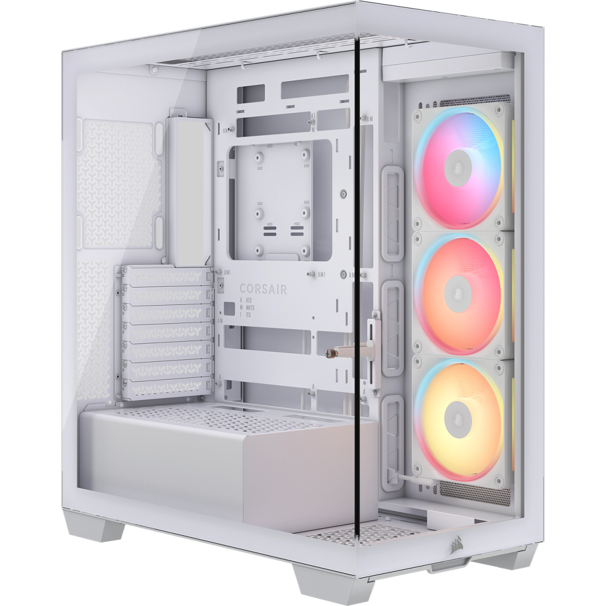 Корпус NZXT H9 Flow RGB White: купить в интернет магазине Регард