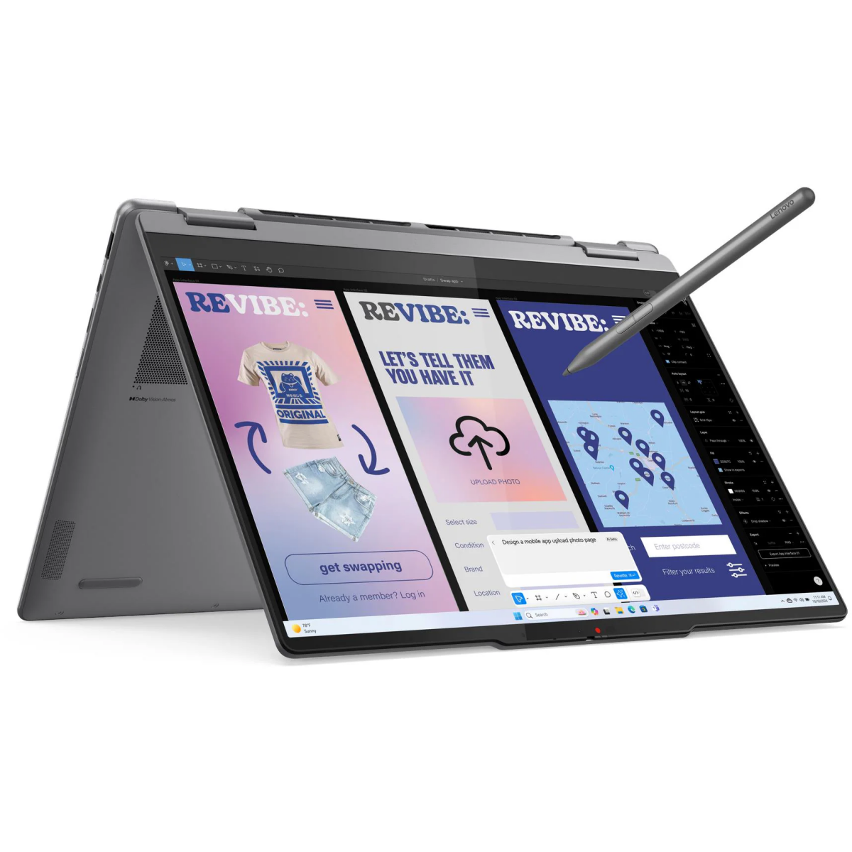 Ноутбук Lenovo Yoga 7 2-in-1 14IML9 Storm Grey (83JQ00BLUE)