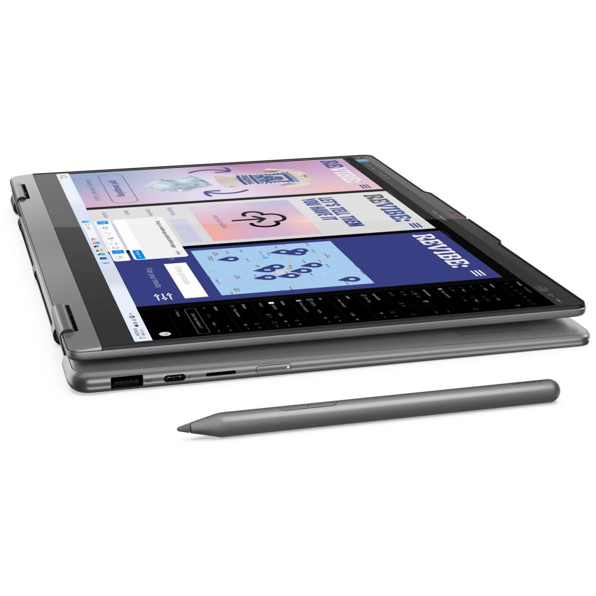 Ноутбук Lenovo Yoga 7 2-in-1 14IML9 Storm Grey (83JQ00BLUE) - фото 8