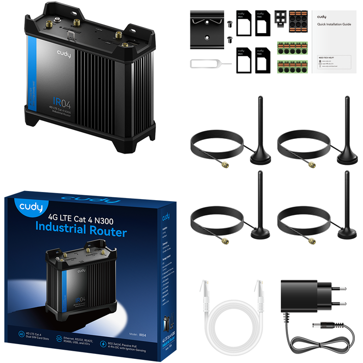 Wi-Fi маршрутизатор (роутер) Cudy IR04 - фото 3