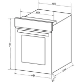 Духовой шкаф HOMSair OES456BK