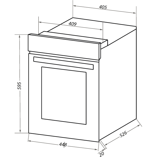 Духовой шкаф HOMSair OES456BK - фото 12