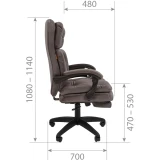 Офисное кресло Chairman Home 442 Grey (7103960)