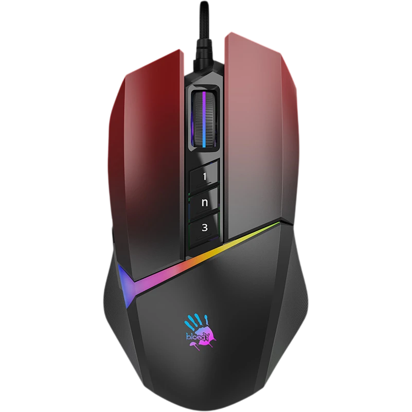 Мышь Bloody W60 Max Red