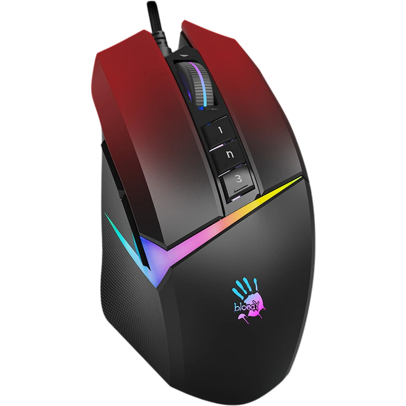 Мышь Bloody W60 Max Red - фото 2