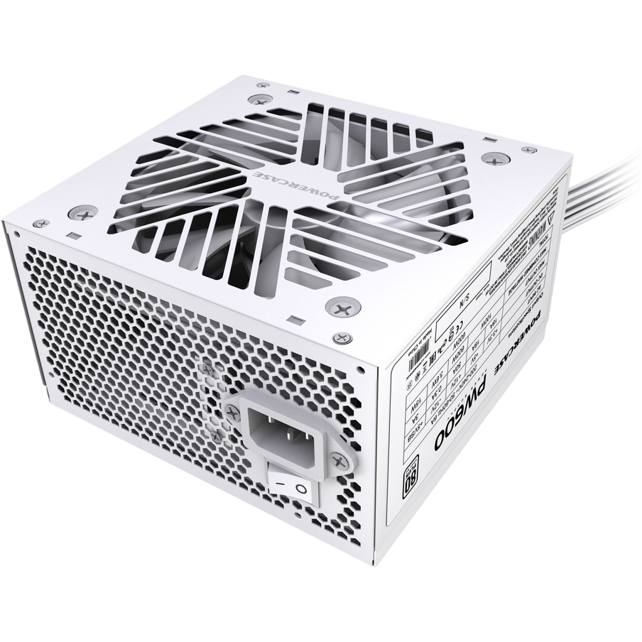Блок питания 600W Powercase PW600 White - PSW-600W-DC