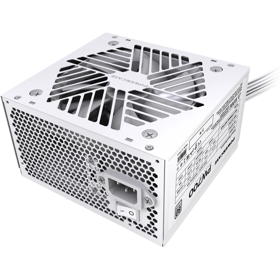 Блок питания 700W Powercase PW700 White - PSW-700W-DC