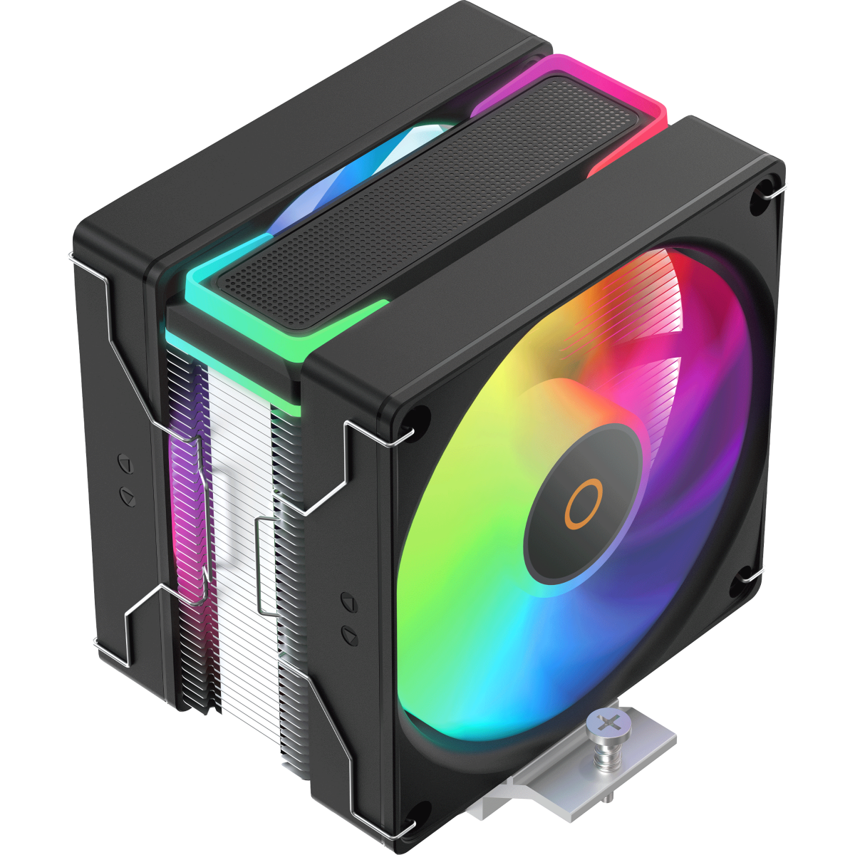 Кулер Ocypus Delta A40 SE Dual Fan ARGB BK - Delta-A40-BK2AAWN00S-GL