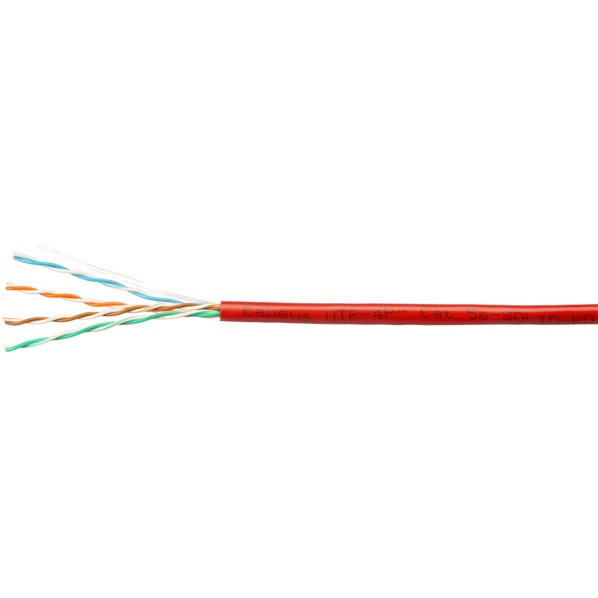 Бухта Cabeus UTP-4P-Cat.5e-SOLID-RD-25, 25м