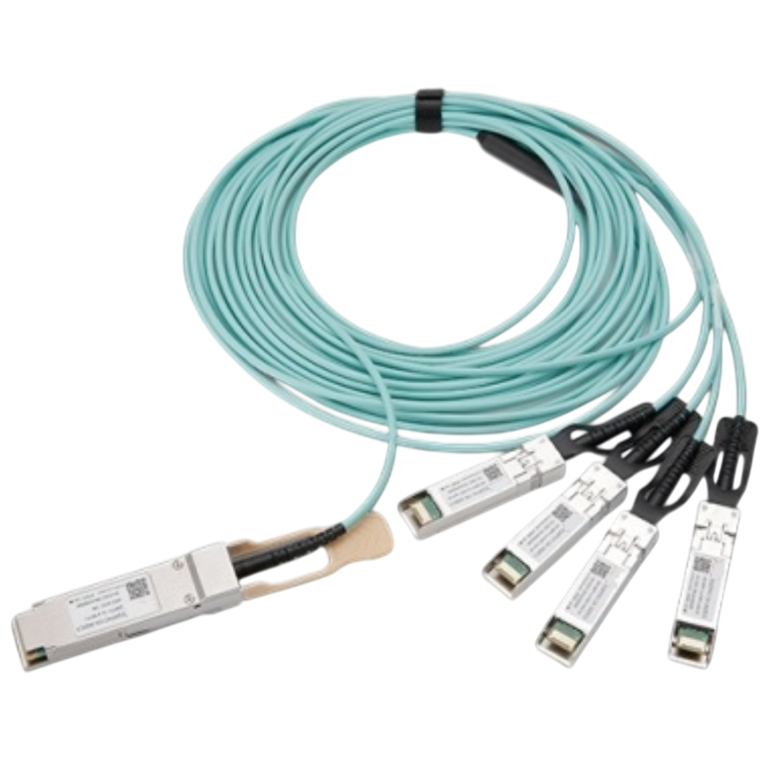 Кабель QSFP+ NIKOMAX GL-CC-QSFP4ST-150-AOC, 15м