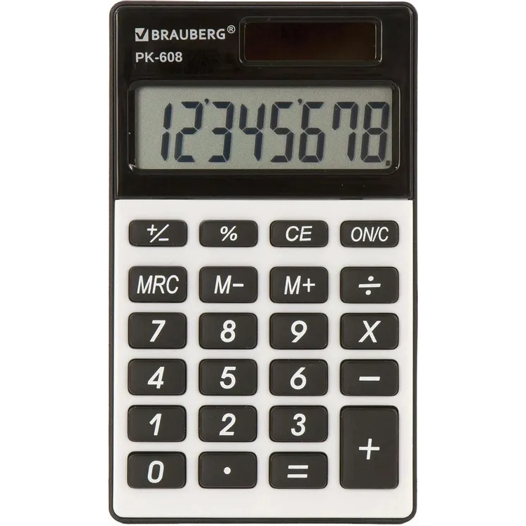 Калькулятор BRAUBERG PK-608 - 250518