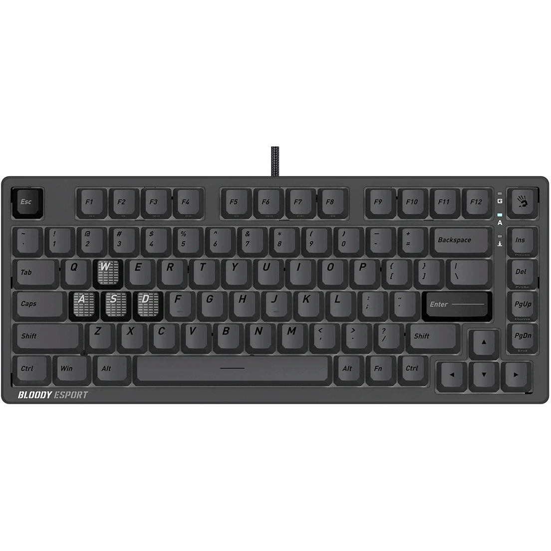 Клавиатура Bloody MS76 Dark Grey - фото 2