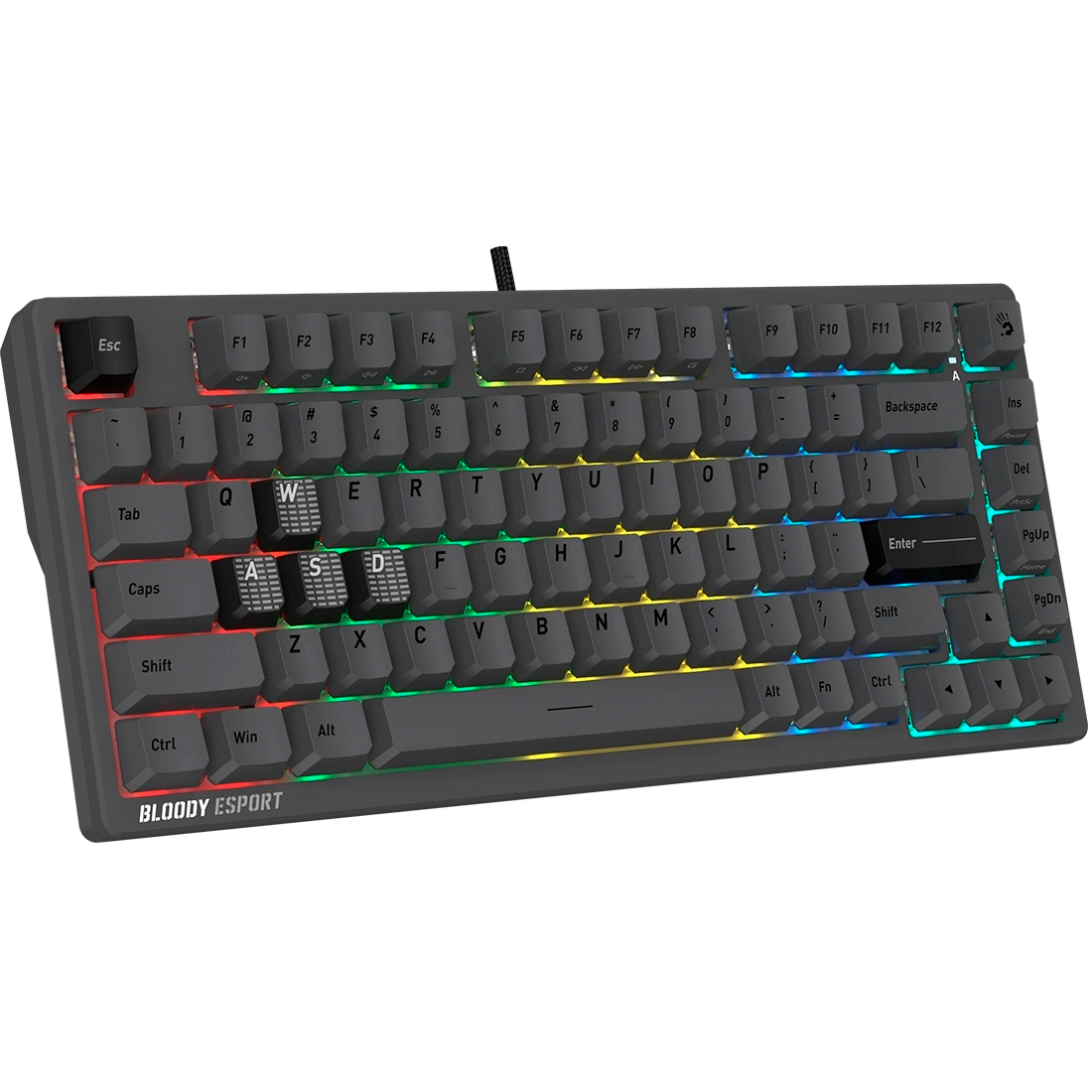 Клавиатура Bloody MS76 Dark Grey - фото 7