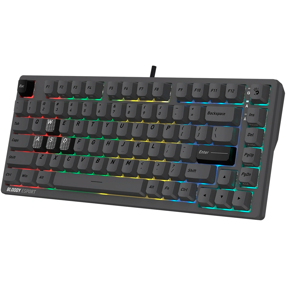 Клавиатура Bloody MS76 Dark Grey - фото 8