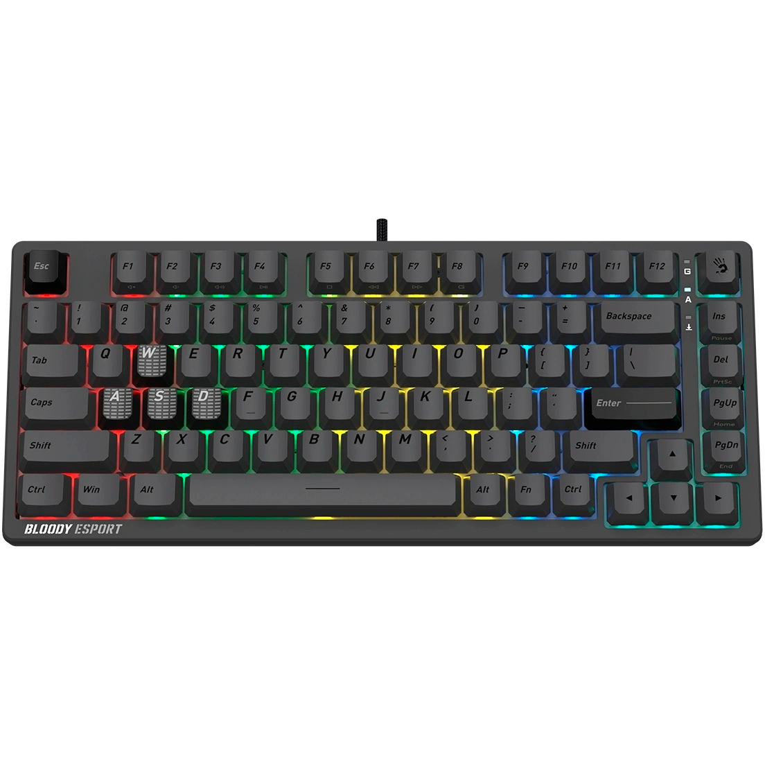 Клавиатура Bloody MS76 Dark Grey - фото 9