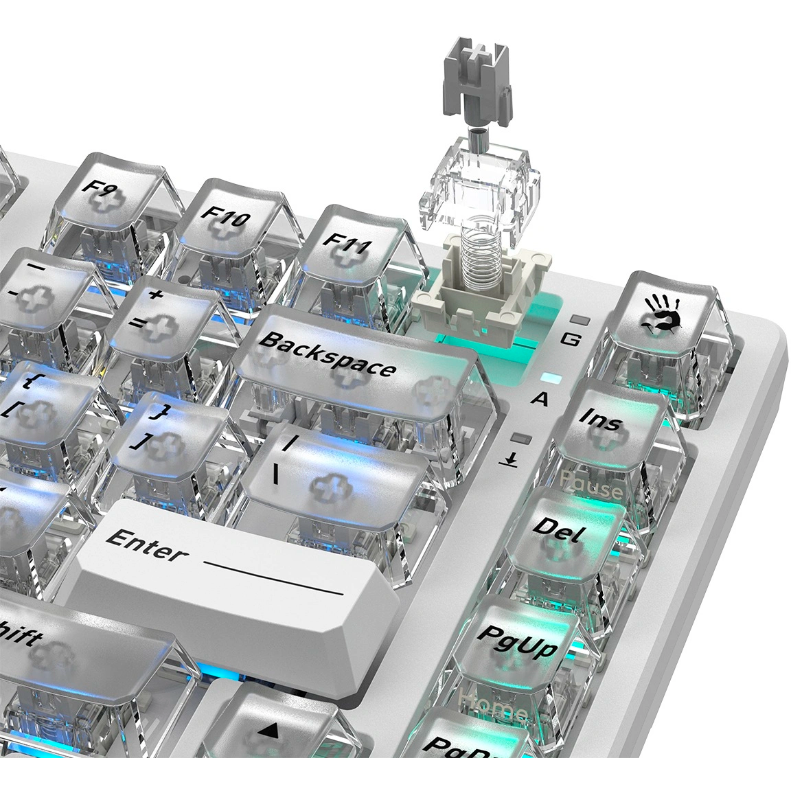 Клавиатура Bloody MS76 White - фото 16