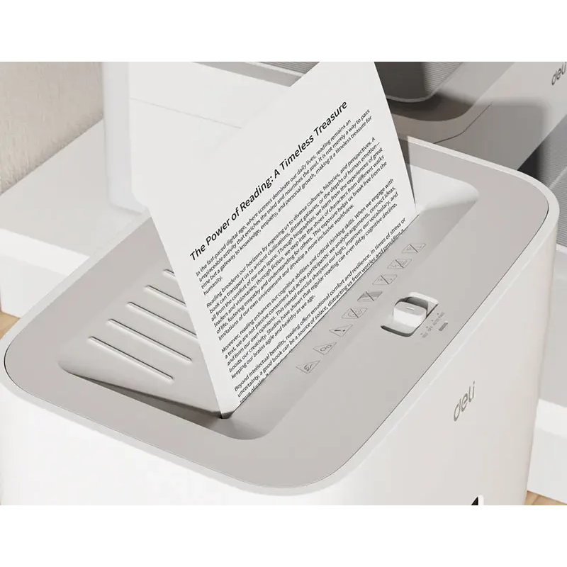 Уничтожитель бумаги (шредер) Deli ET010 - фото 4