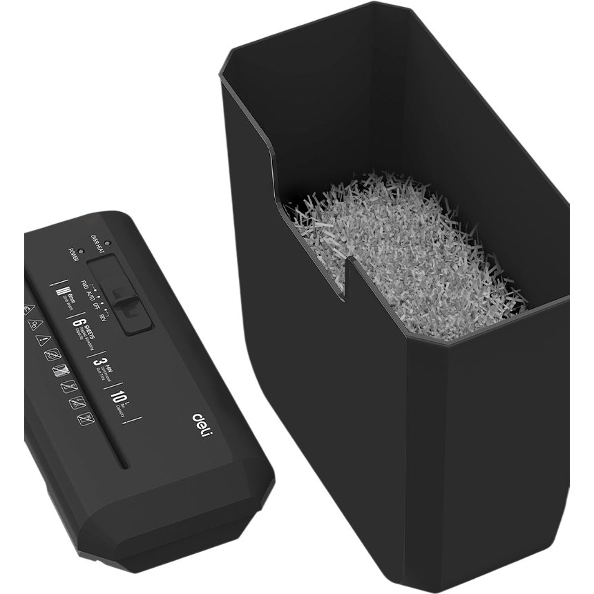 Уничтожитель бумаги (шредер) Deli ET103SC - фото 4