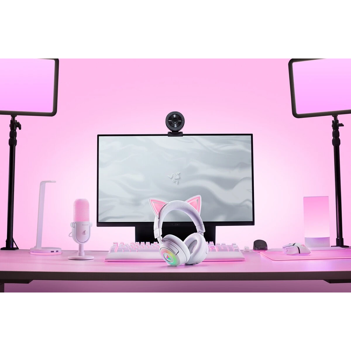 ..... Гарнитура Razer Kraken Kitty V3 Pro White (0360) Б/У - RZ04-05170400-R3M1 - фото 6