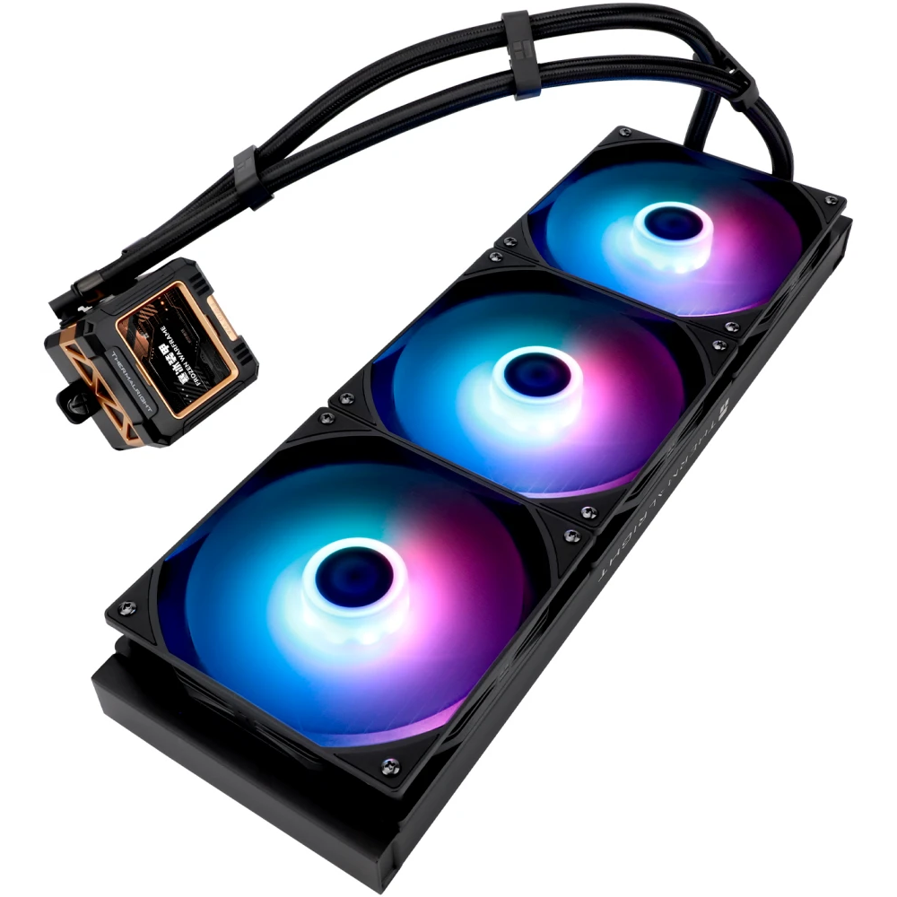 ..... СЖО Thermalright Frozen Warframe 420 Black ARGB (0154) Б/У - F-WFRAME-420-BL-ARGB - фото 4