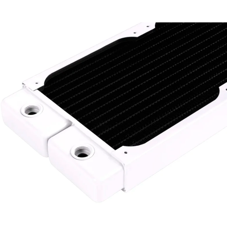 radiator dlia szo alphacool hpe 30 full copper 360mm white 10225 vmiatiny na korpuse — фото 3