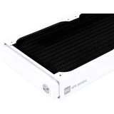 ..... Радиатор для СЖО Alphacool HPE-30 Full Copper 360mm - White (10225) вмятины на корпусе