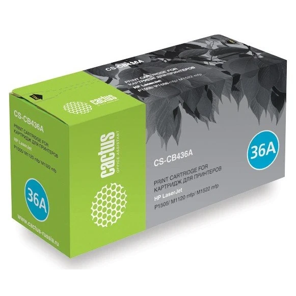 ..... Картридж Cactus CS-CB436AS Black Б/У