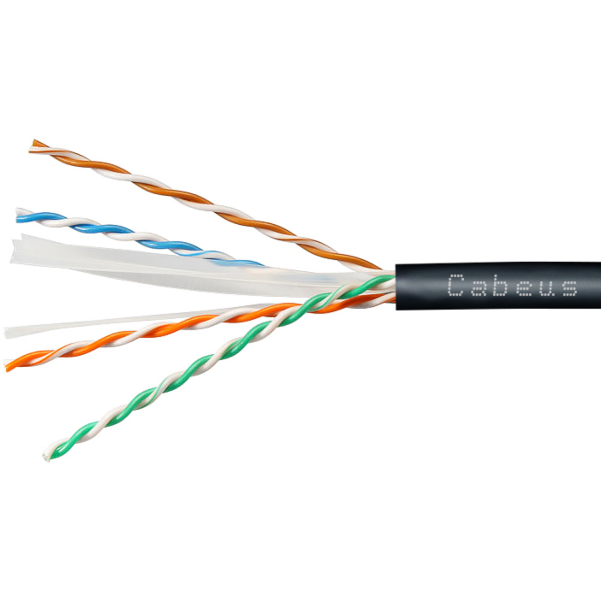 Бухта Cabeus FTP-4P-Cat.6-SOLID-OUT-LSZH-UV-25, 25м