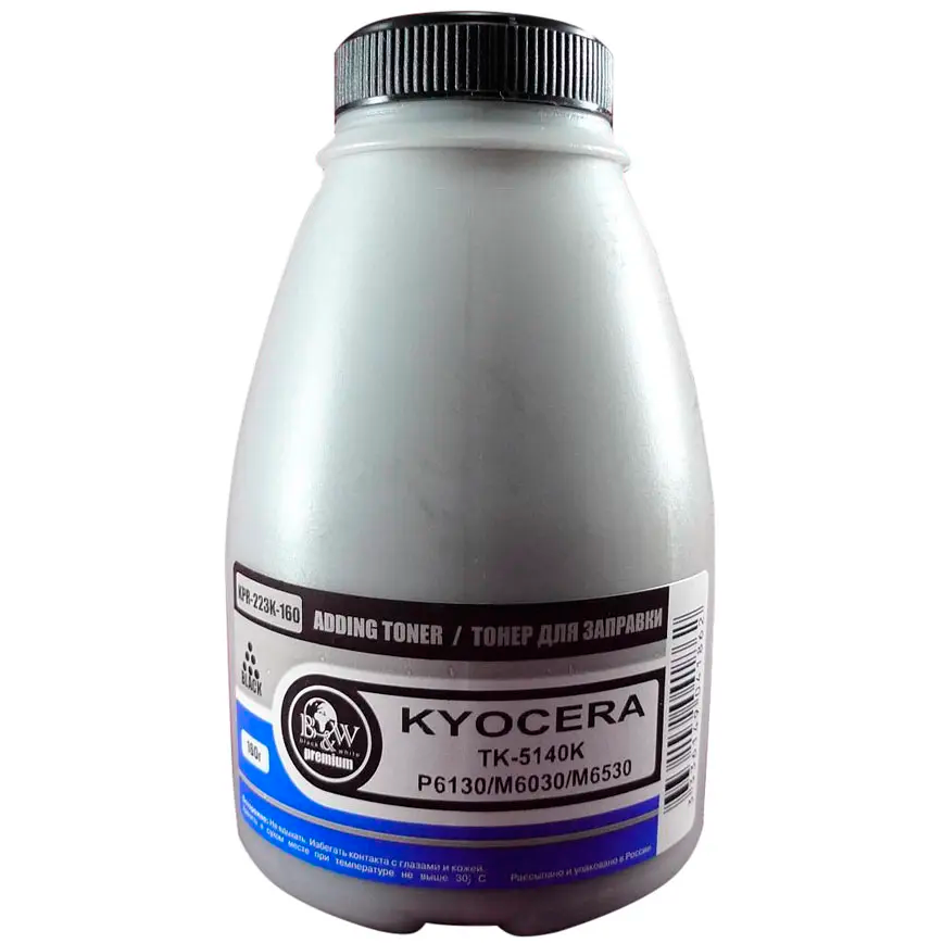 Тонер Black&White KPR-223K-160 Black