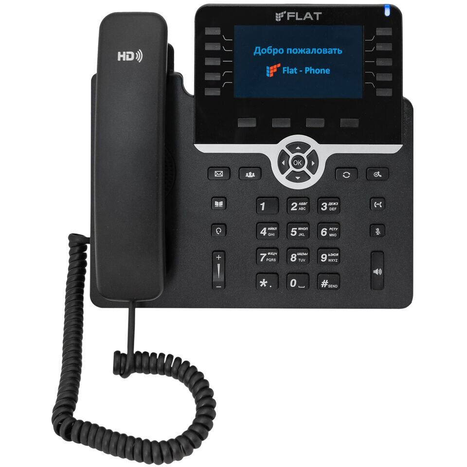 VoIP-телефон Flat-Pro Flat-Phone B10 (no PSU) - FLAT-PHONE-B10