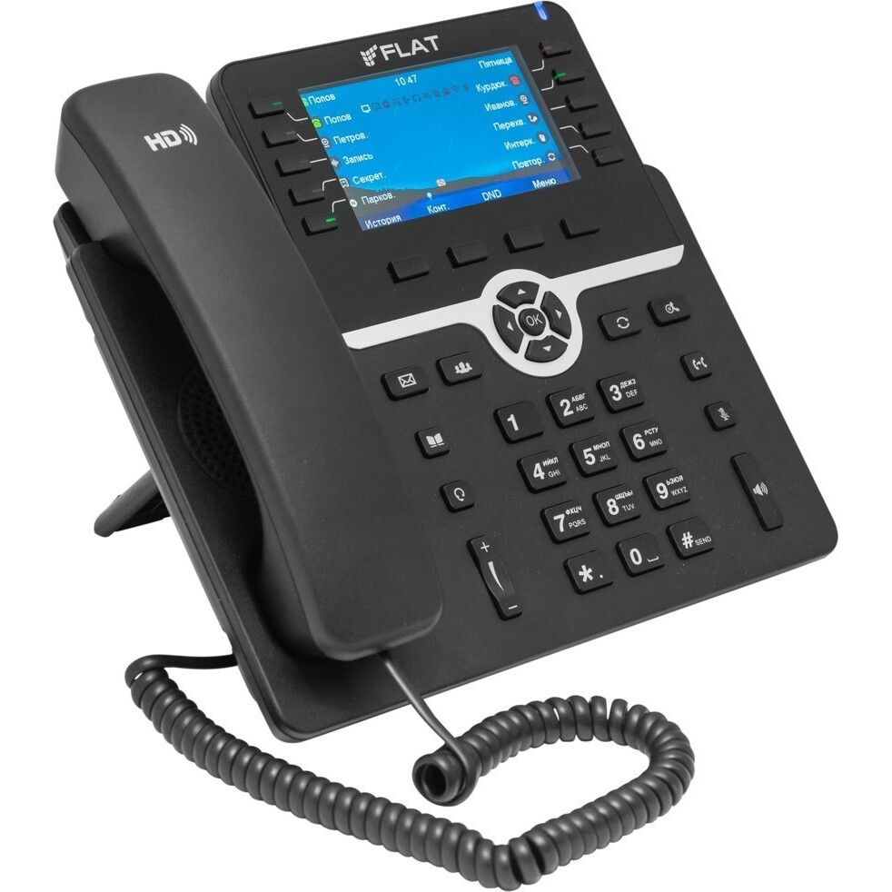 VoIP-телефон Flat-Pro Flat-Phone B10 (no PSU) - FLAT-PHONE-B10 - фото 2