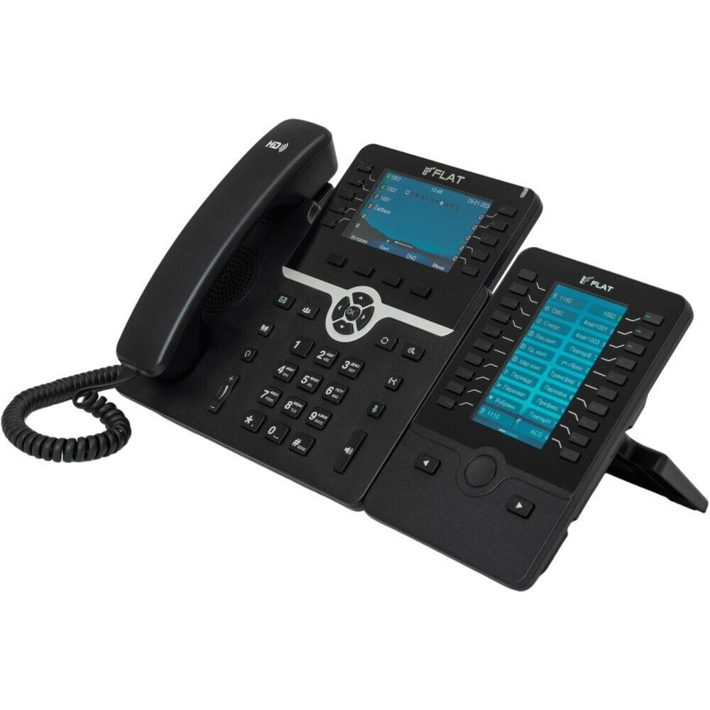 VoIP-телефон Flat-Pro Flat-Phone B10 (no PSU) - FLAT-PHONE-B10 - фото 3