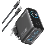 Сетевое зарядное устройство Anker Charger 100W Smart Display Black (B121BGZ1)