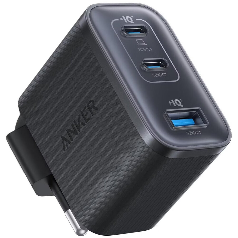 Сетевое зарядное устройство Anker Nano 70W Black Stone - A121AL11 - фото 2