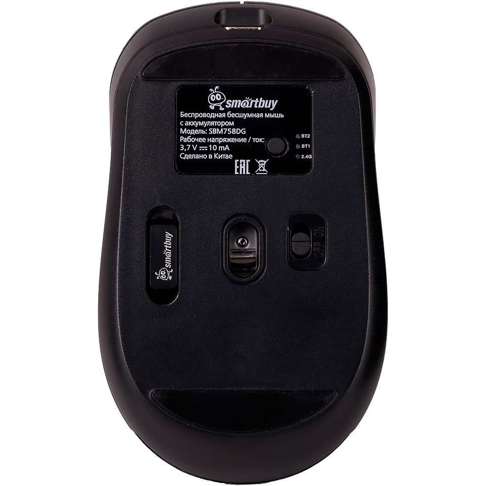 Мышь SmartBuy X58 Dual BT+USB Graphite - SBM758DG - фото 4