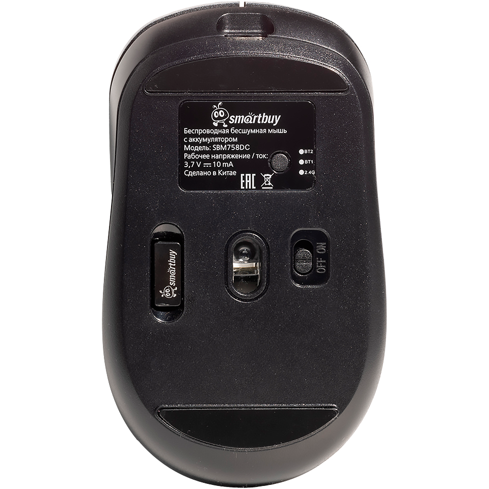 Мышь SmartBuy X58 Dual BT+USB Grey Cosmic - SBM758DC - фото 4