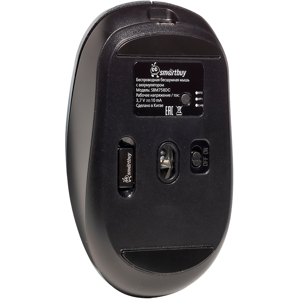 Мышь SmartBuy X58 Dual BT+USB Grey Cosmic - SBM758DC - фото 6